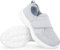 PTLYE Chaussures diabétiques pour Femmes Extra Larges avec Sangle réglable, Chaussures orthopédiques, Chaussures de randonnée à Enfiler pour Les Pieds gonflés des Personnes âgées-Grey||40 EU