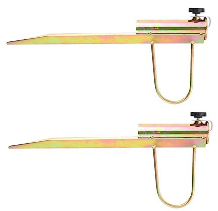Toyvian 2piezas Soporte para Sombrilla De Playa Robusto Base De Estaca Suelo De Soporte para Bandera De Jardín para Playa y Jardín