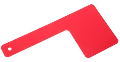 Mipcase Bandiera Rossa Per Cassetta Postale Scorrevole e Resistente Accessorio Per Cassetta Postale Esterna in Acrilico Di Ruotabile Gradi Facile Da Installare e Compatibile Diverse Casset