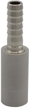 Stainless Steel Diffusion Stone for Home Brewing - 0.5 or 2 Micron Aeration Stone with 1/4 Barb(2 Micron)