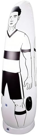 Football Kick Defender - Football Goal | Defender Training Equipment, Portable Inflatable High Protection Agility Practice Wall for Adults, Dice
