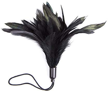 Federkitzler Klein Sex Spielzeug Feder Flirten streichelfreund für Männer und Frauen,Federpuschel Liebes Feder & Verwöhn Massage SM Bondage Bett Fesseln für Paare Erwachsene