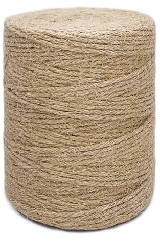 Cuerda de cáñamo de 3 mm para rascador, cuerda de sisal para decoración de bricolaje y jardinería, 100 m