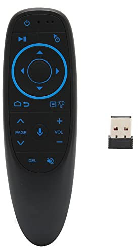 Mando a Distancia por Voz, Mando a Distancia Inalámbrico Bluetooth Air, Mando a Distancia Universal de TV, Repuesto para Sistema Android, Protector de TV(G10S Pro BT)