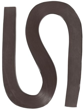 PATIKIL Bandes de Papier pour Quilling 120Pcs 9/32 (7mm) 54cm Papier Origami Bande de Quilling pour L'Art Diy Artisanat Manuel Noël Marron Foncé