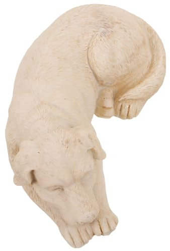 Milisten Estatuas De Lápidas para Mascotas Lápida De Resina para Mascotas Estatua De Perro Obsequio Conmemorativo