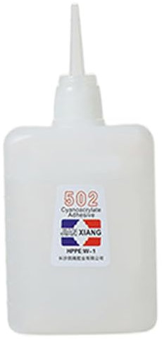 Super colle forte à séchage rapide à séchage sécurisé résistant la corrosion la corrosion Mol usage multiproprié 502 pour le bois, le plastique et le métal, le bois
