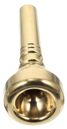 BESPORTBLE Bocchino per Tromba in Ottone Oro, Bocchino Professionale e Pratico Suono Elegante e Ricco per Principianti e Musicisti Esperti
