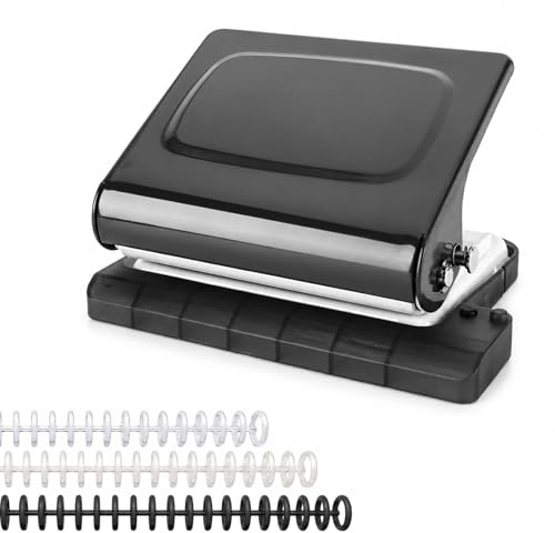 Machine a Relier 10 Trous, Relieuse 10 Trous pour agendas | Mini Perforatrice à 6 Trous,pour planificateur, A4-30 trous, A5-20 trous, B5 26 trous
