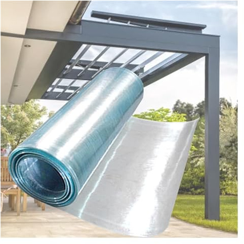 1,5 mm utomhus takpapp – UV-resistent regnsäker Ilat solskenbrädrulle för varmhusgas 100 cm x 1500 cm (färg: C)