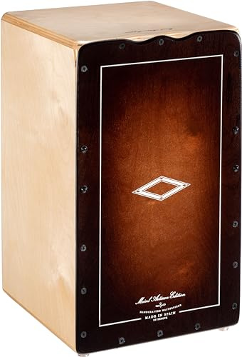 Meinl Artisan Cajon box drum pour joueurs avancés et professionnels - façade Espresso Burst / Corps en bouleau baltique - FABRIQUE EN ESPAGNE - Soleá Line (AESLEB)