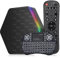IDEALROYAL Android 12.0 TV Box, 4GB RAM 64GB ROM Allwinner H618 Quad-Core 64-Bit ARM Corter A53 CPU 6K WiFi6 2.4G/5G Dual-WiFi BT 5.0 100M Ethernet 3D HDR10 H.265, Smart TV Box mit Mini Tastatur