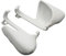 For Retroid Pocket 5 Handle Video Game Controller With Low Profile Bracket On The Back For Retroid Pocket 5 Game Console Holding Handle Ergonomic Design (White)