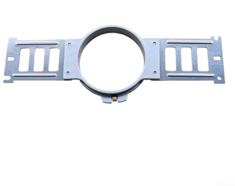 12 cm rund för broderiram med QS-klämmor för Barudan-maskiner lämpliga för olika modellstorlekar och längder (nr. 50–40 cm)