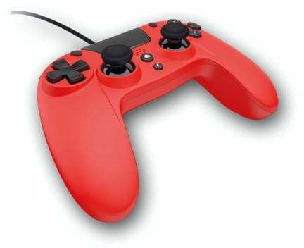 Gioteck - VX4 - Mando PS4 Wired, Controlador Cableado para la Playstation 4, 3,5 mm Puerto de Audio, Soporta vibraciones y movimientos, Compatible con PS4 y PC Rojo (Windows 8.1) (VX4PS4-43-MU)