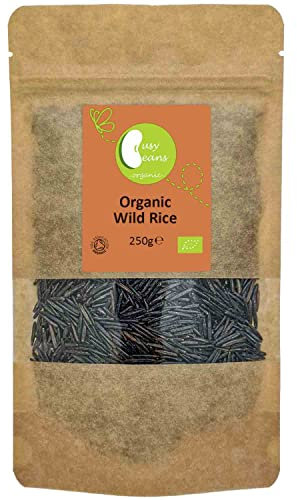 Organic Wild Rice - Certified Organic - by Busy Beans Organic (250g)