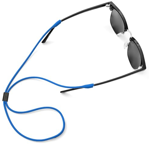 Pilotfish Premium Silicone Sunglasses Strap, Adjustable Glasses Retainer with Unique Passthrough Design â Universal Fit