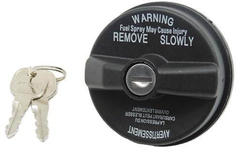 HISports Abschließbarer Tankdeckel 05278655AB,Tankdeckel Kompatibel Mit Chrysler, Dodge, Ram 1500 Ersetzt 0527 8655AB, 5278655AB