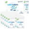 WaterWipes On The Go Wipes, 100 Count (10 Packs), 99.9% Water-Based Wipes for Travel, Sports, and to Refresh Skin, Unscented, Packaging May Vary