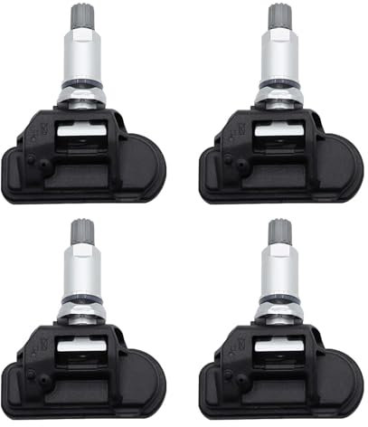4 Stück Reifendrucksensor, Reifendruckkontrollsystem Ersatz TPMS Sensor Tire Pressure Sensor für Mercedes C/CLA/GLC/CLS/E/S/GLE-Klasse W176 W205 C207 W212 TPMS A0009050030 670002790