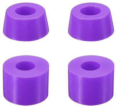 PATIKIL Skateboard Bushings, 90A PU Long-Board Truck Bushings Rebuild Kit for Skateboard Parts, Purple