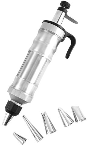 Set di strumenti decorativi per torte, 400 ml, siringhe da pasticceria in acciaio inox con ugelli per panettieri