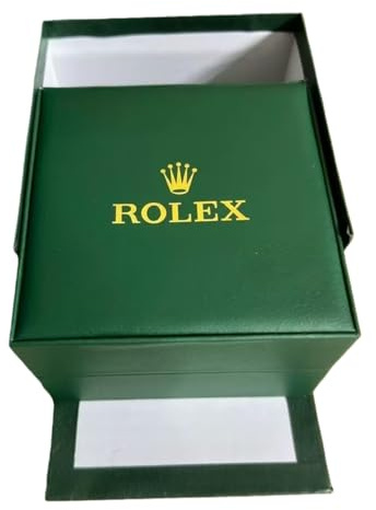 ROUREOX Verde Scatola Orologio Conservazione Custodia Vetrina Organizzatore Premium Velluto Interno Protezione Porta per Rolex - C
