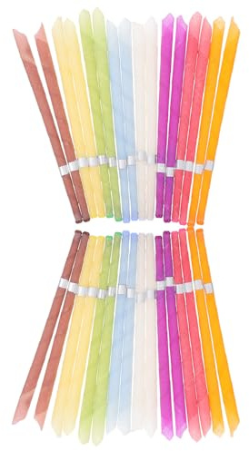 LALADEFIEE 32 Velas de Aromaterapia para Limpiar Oídos Forma, Reducción de Tinnitus, Mejora y Cuidado Auricular para Uso Doméstico y Relajación Color Aleatorio