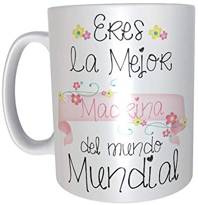 Tazas para la Mejor Madrina y Padrino del universo… (Madrina, Español)