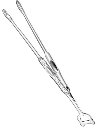 Ponga De Cocción, Pinzas De Cocina De Acero Inoxidable, Herramienta De Clip De Barbacoa Al Aire Libre, Agarre Ergonómico, Mecanismo De Bloqueo Resistente, 32.5x4.6x2.6cm/12.8x1.81x1.02 Pulgadas, Para