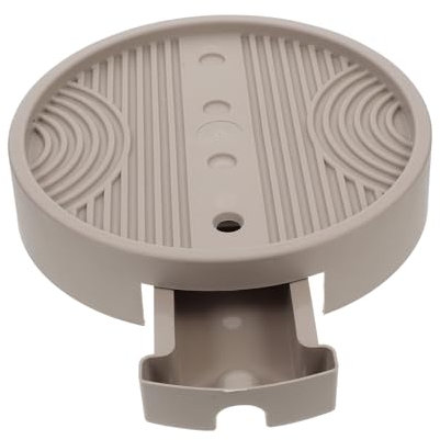 BESPORTBLE Bandeja para Macetas con Ruedas Carrito De Flores Transportador De Macetas Redondas Puesto De Flores Móvil Estante para Macetas con Ruedas Bandeja Móvil Pesada Light Brown Páginas