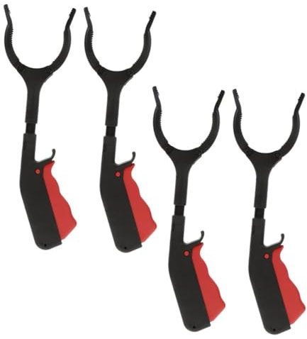 Veemoon 4pezzi Pinze Per Raccolta Rifiuti Manico Lungo Ergonomico Clip Antiscivolo Per Parchi e Strade