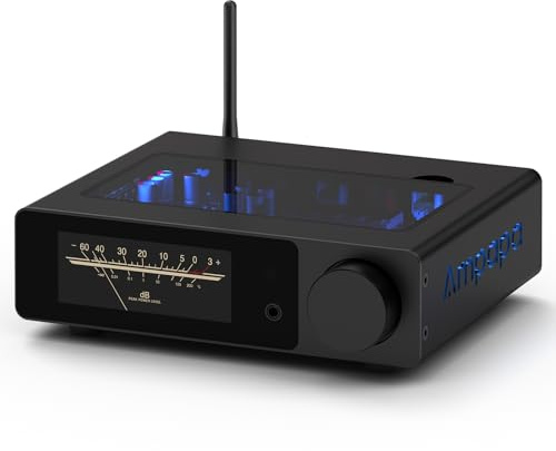 Ampapa Q1 Digital to Analog Converter: HiFi USB DAC Adapter 768kHz/32bit DSD512, APTX-HD Bluetooth 5.2 Headphone Amp with ESS9039+AK4493 for Home Stereo Amplifiers & Desktop Listening