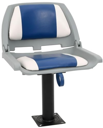 Genérico Asientos Plegables de Barco 2 uds Azul y Blanco 48x51x41 cm,Vehículos y recambios,Piezas y Accesorios para vehículos,Accesorios y Piezas para embarcaciones,Piezas para veleros,3284279