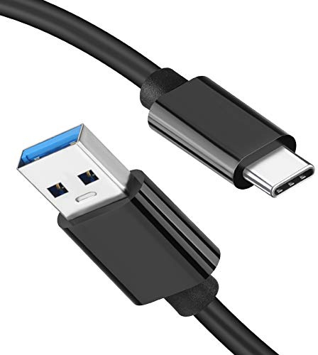 USB C to USB Cable [10Gbps, 60W, 3M/10FT, 2Pack], Extra Long USB 3.1 Gen 2 to Type C High Speed Data Sync & 3A Fast Charger Lead for iPhone 15, Oculus Quest, Samsung Galaxy S24/S23/S21, PS5, Webcam