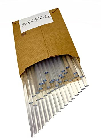 50 Stk Heißklebesticks 11mm transparent 1 KG I 11mm transparent klar I Industriequalität Ø 11 x 200 mm I gefertigt in Deutschland I Klebepatronen 11mm