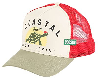 Capspin Support Slow Light Khaki HFT Trucker Cap Basecap Schildkröte Sonne mit exklusivem Aufkleber - One-Size