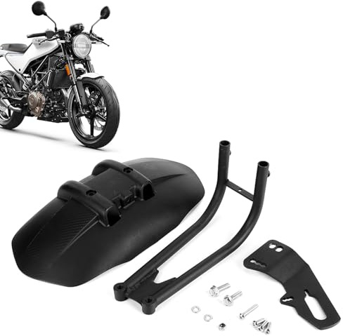 Parafango Posteriore Moto Universale, Paraspruzzi per Pneumatici 12-18 Pollici, Copriruota Antispruzzo Posteriore, Protezione Durevole e Facile Installazione