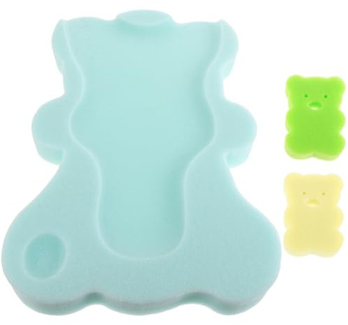 SUPVOX Esponja De Baño Cómoda Para Recién Nacidos Alfombrilla De Baño Suave Con Esponja Para Bañera Para Lavabo Para Bebés Casa