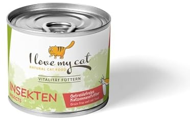 I Love my Cat Cat Grain Free Wet Cat Food with Insects 200g, Grain Free Cat Food and No Sugar Addition, Quality Feed for Your Four Legged Pet