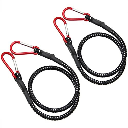 Deuba® 2X Spanngummis 80 cm Gepäckspanner stabile Karabinerhaken witterungsbeständig Spanngurt Gepäckgummi Expander