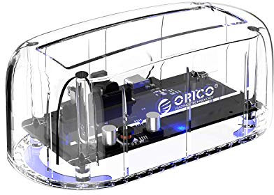 USB 3.0 to SATA External Hard Drive Docking Station for 2.5 3.5 Inch SATA I/II/III HDD SSD, Support UASP SATA 6TB 8TB, 12V2A Power Supply, By ORICO