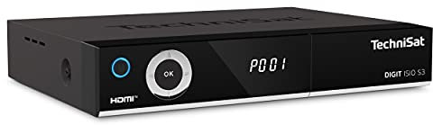 TechniSat DIGIT ISIO S3 - HD Sat-Receiver mit Twin-Tuner (HDTV, DVB-S2, PVR Aufnahmefunktion via USB oder im Netzwerk, HbbTV, CI+, HDMI) schwarz