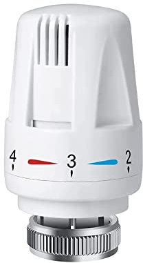 Temperaturregelventil Kühlerthermostat Thermostatkopf Heizkörper Thermostatkopf Verwendbares Gewinde M30x1,5 Ersatzkopf für Thermostatheizkörper für Küchenspüle Toilette Badezimmer