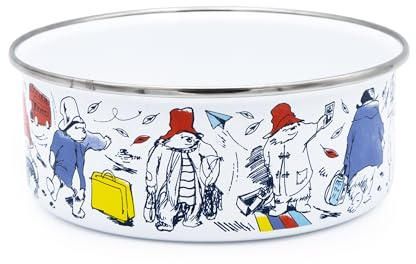 Robert Frederick Paddington Enamel Bowl | Classic Bear Design | Lightweight Durable Kids Bowl | Dishwasher Safe Gift for Paddington Fans