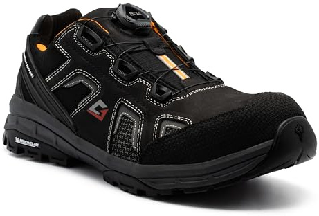 GARSPORT Gravel Low 3 S3, säkerhetssko Unisex Vuxen, Svart och orange, 40 EU
