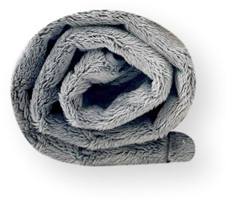 4 l textil hundfilt fluffig för små hundar och katter kattfilt hundfilt för resor gosig filt hund katter gosig filt hundfilt soffa skydd tvättbar grå 100 x 70