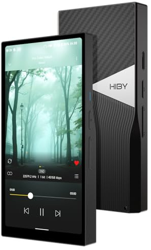 HiBy R6 ProII 2025 Digital Audio Player med Android 12-operativsystem/Klasse A-förstärkare, 5,9 pekskärm, 6 GB RAM, 128 GB lagring, utbyggbart minne upp till 2 TB