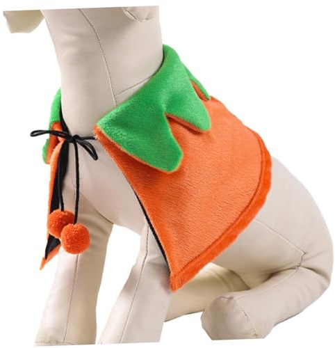 HAPINARY Halloween Hundmantel i Mjukt Andningsbart Material med Dubbelsidig Broderad Design Varm och Bekväm för Små för Festival Maskeradfester