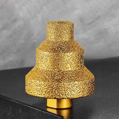 FACAIIO Broca escalonada de 20 mm, 35 mm, 50 mm, con flauta recta, fresa de rosca M10 para metal, aluminio y madera con abertura de agujero